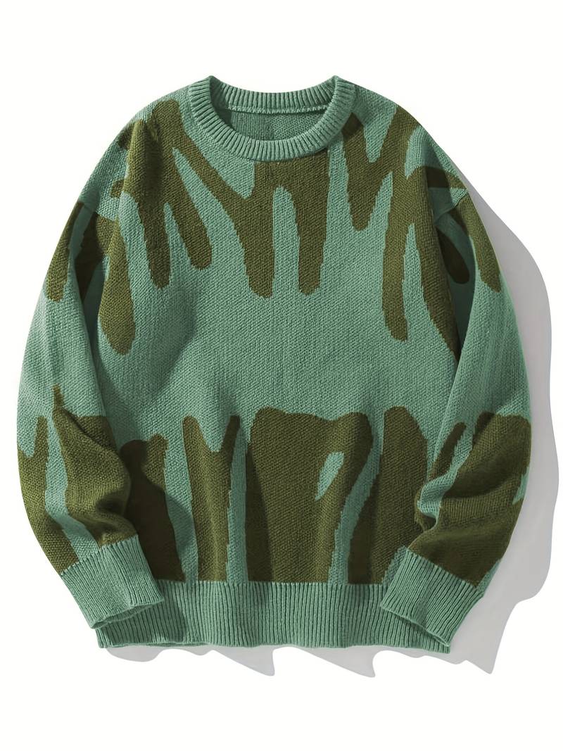 Pull Homme Décontracté en Tricot Moderne 14