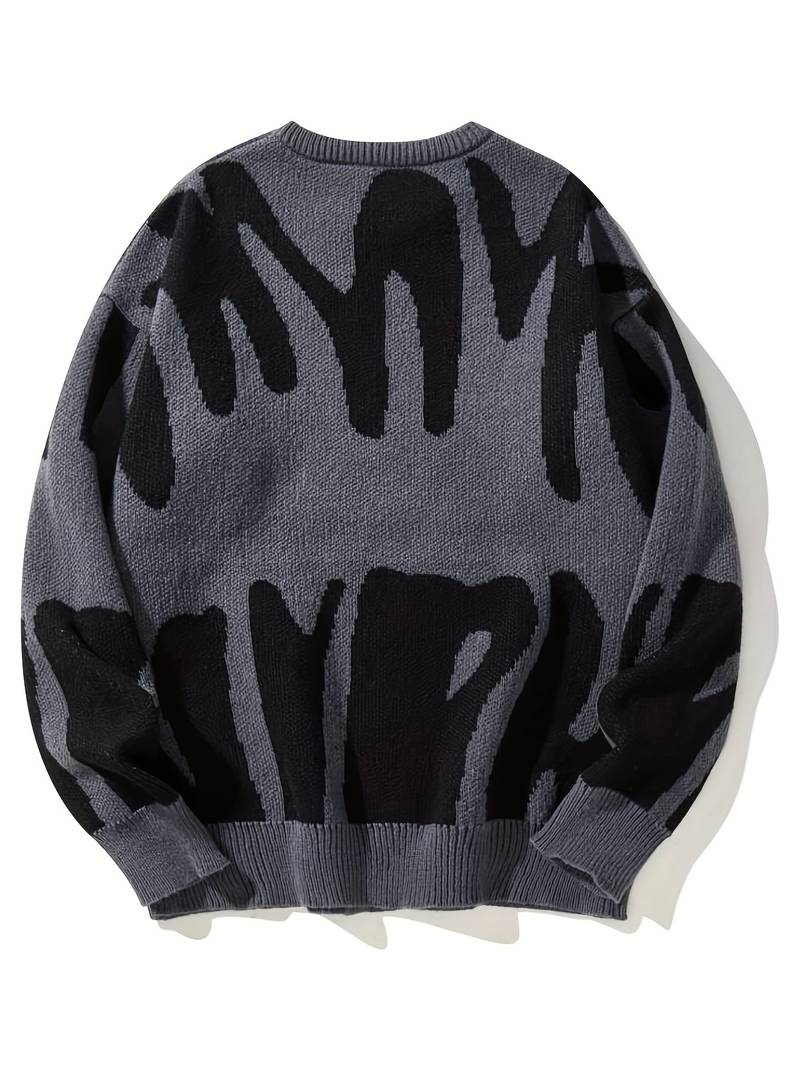 Pull Homme Décontracté en Tricot Moderne 1