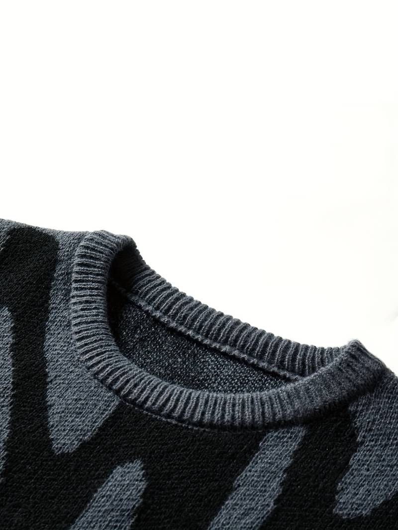 Pull Homme Décontracté en Tricot Moderne 2