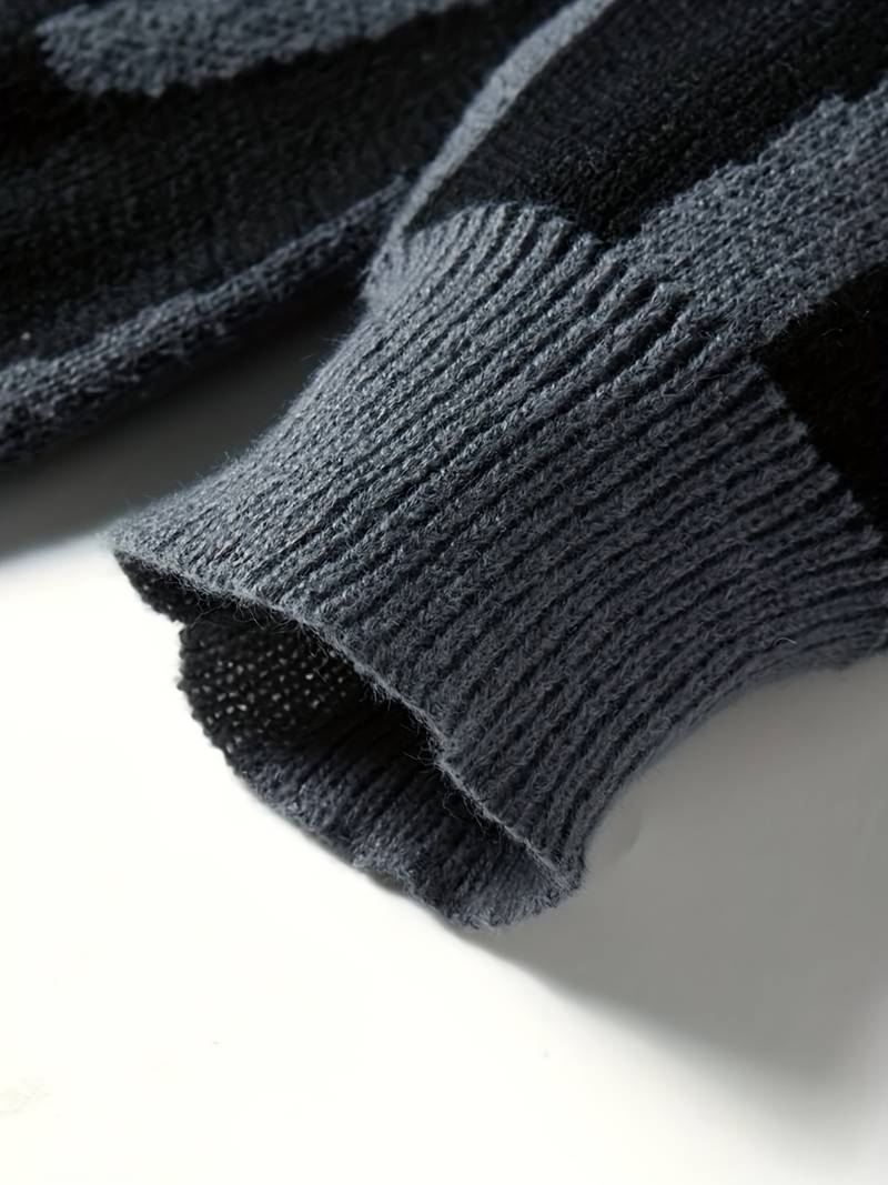 Pull Homme Décontracté en Tricot Moderne 3