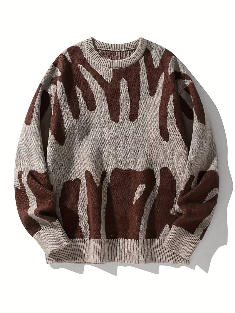 Pull Homme Décontracté en Tricot Moderne 5