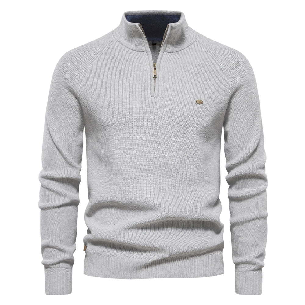 Pull Homme Demi-Longueur à Fermeture Éclair Moderne 6
