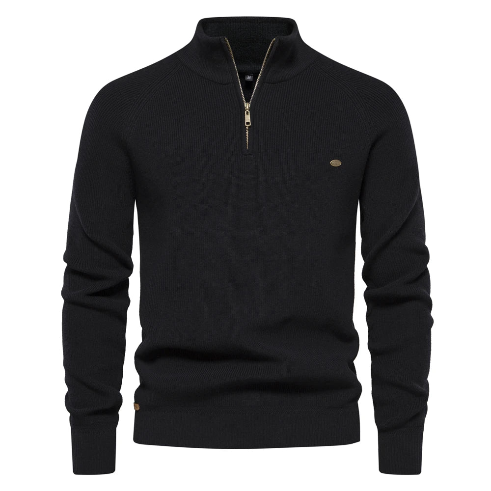 Pull Homme Demi-Longueur à Fermeture Éclair Moderne 7