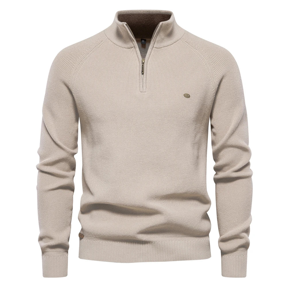 Pull Homme Demi-Longueur à Fermeture Éclair Moderne 9