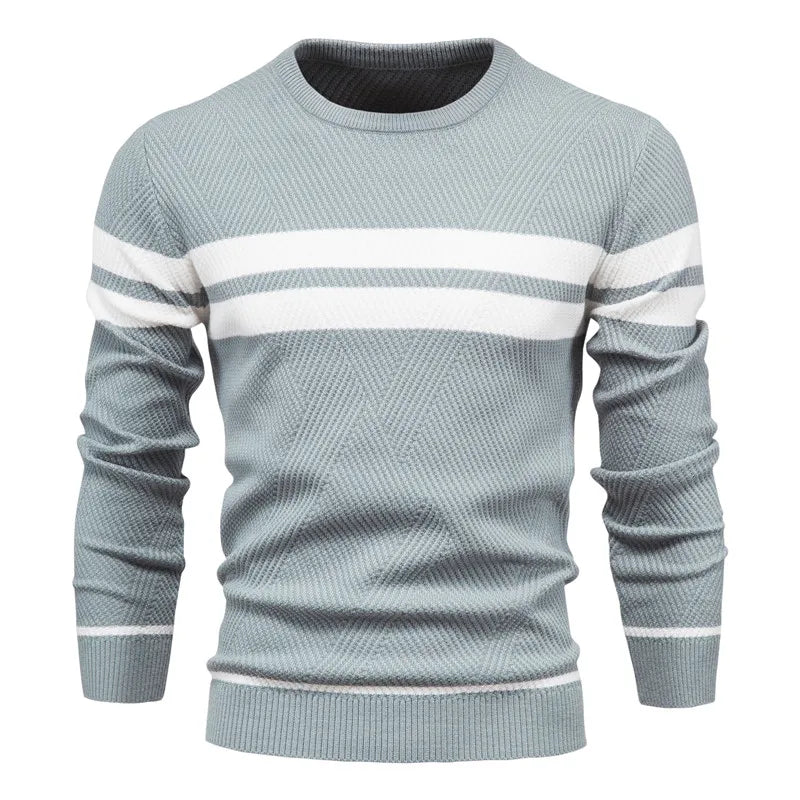 Pull Homme Hiver Classique avec Détails Modernes 6