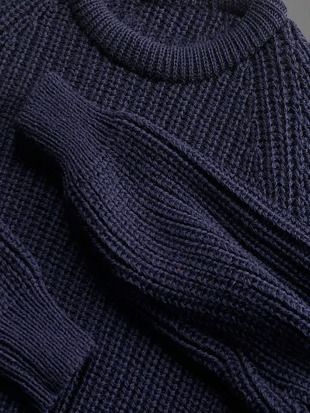 Pull Homme Hiver Col Rond Classique Confortable 3