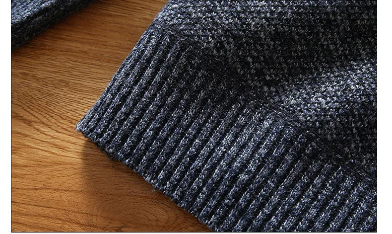 Pull Homme Hiver Demi-Zip Moderne Confortable 5