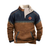 Pull Homme Manches Longues Casual Mélange de Tissus Doux avec Fermeture Éclair 0