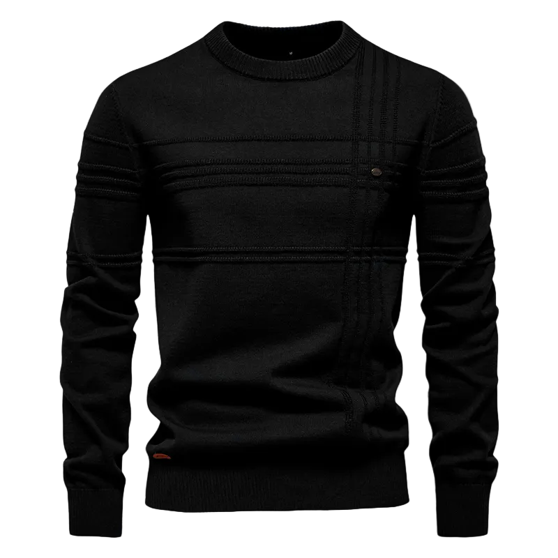 Pull Homme Slim à Motif Texturé Modern 0