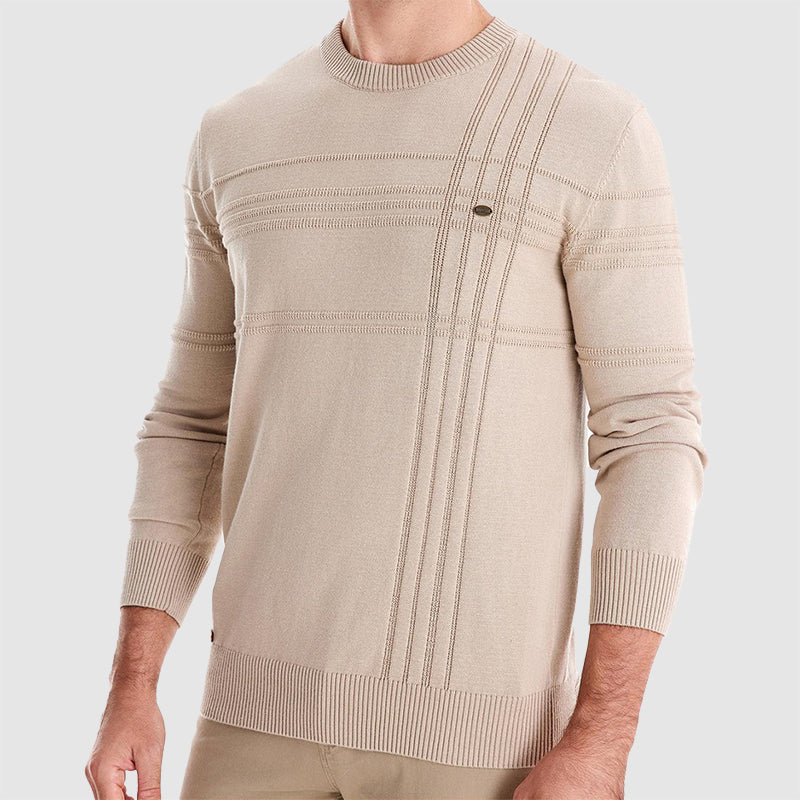 Pull Homme Slim à Motif Texturé Modern 6