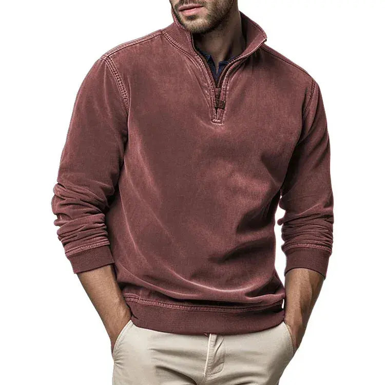 Pull Homme Vintage Confortable à Col Rond 6