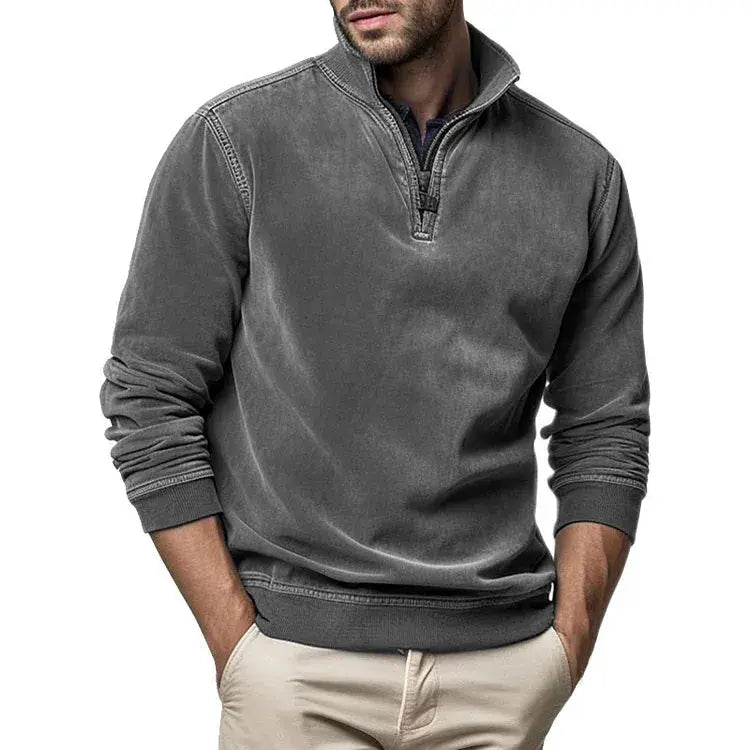 Pull Homme Vintage Confortable à Col Rond 9