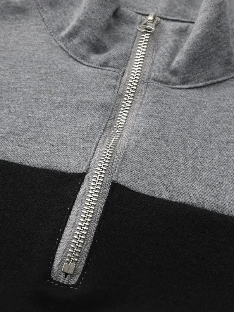 Pull Homme à Fermeture Éclair Style Décontracté 2