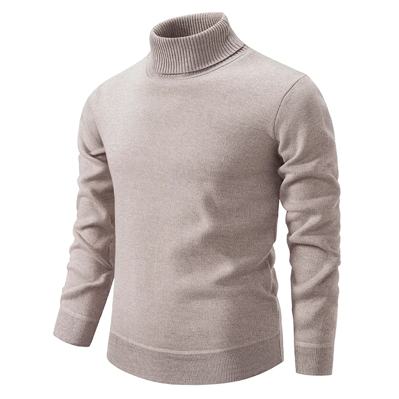 Pull Homme en Laine Col Roulé Confortable et Chaud 0