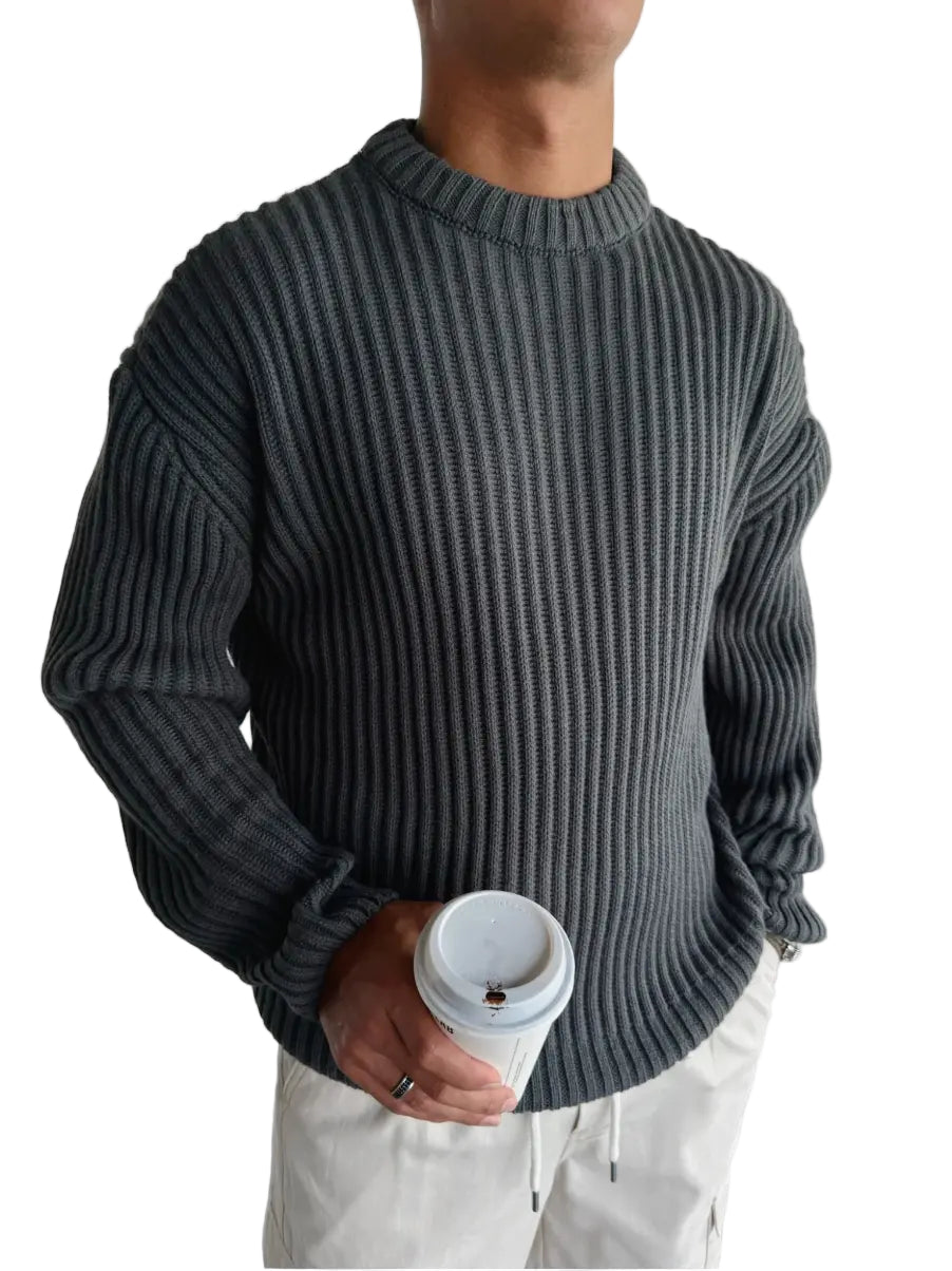 Pull Oversize en Tricot Pour Femme 0