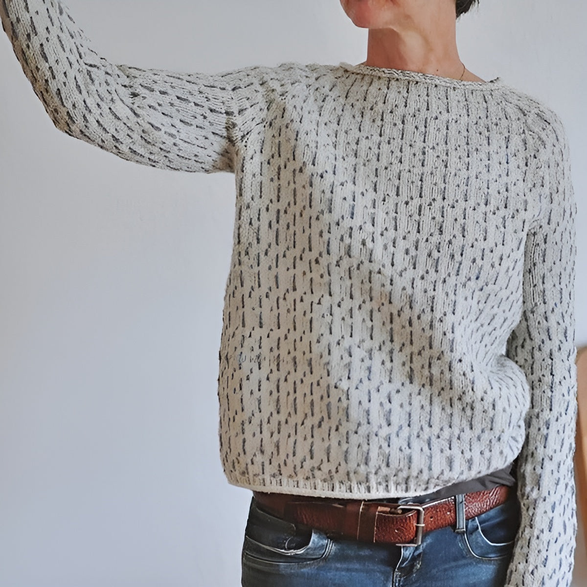 Pull Tricoté Femme Élégant 4