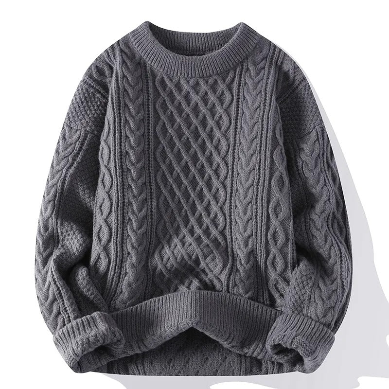 Pull Vintage à Col Rond pour Hommes 6