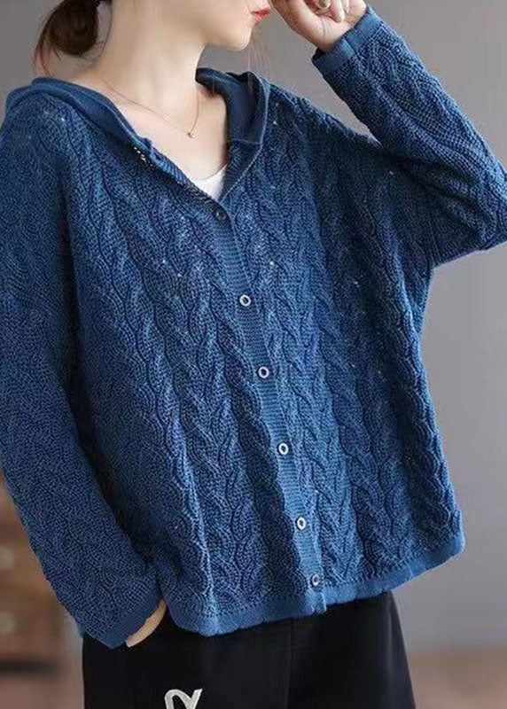 Pull à Capuche Ample en Tricot pour Femme 3