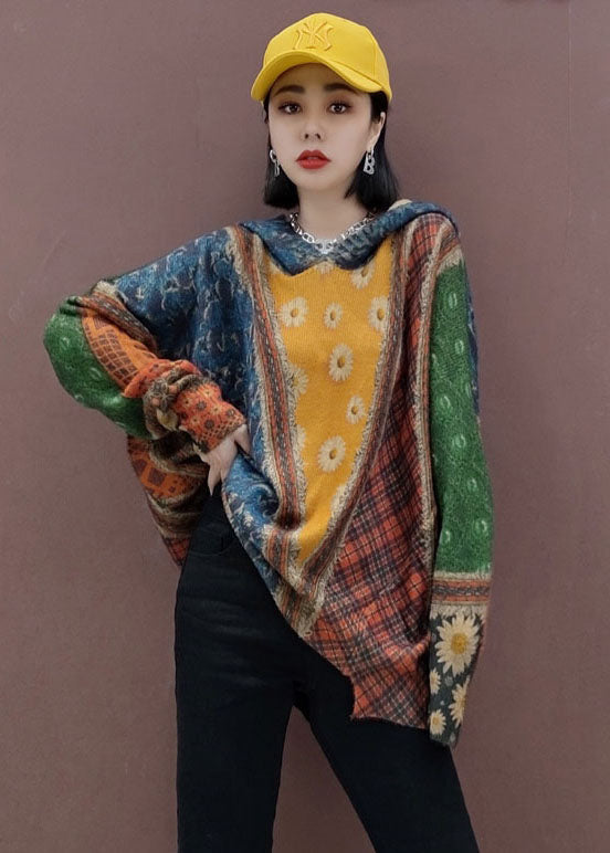 Pull à Capuche Tricoté pour Femmes 1