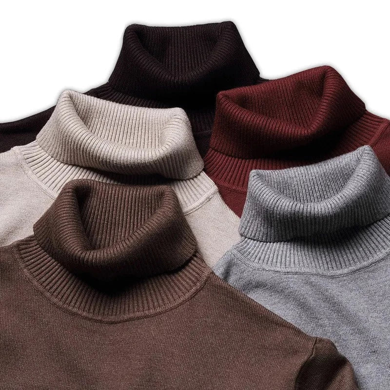 Pull à Col Roulé en Coton pour Femme 1