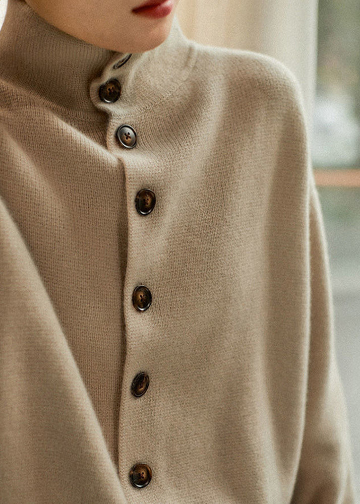 Pull à Col Roulé pour Femme en Tricot Épais 2