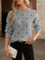 Pull à Manches Longues à Pois pour Femmes en Coton