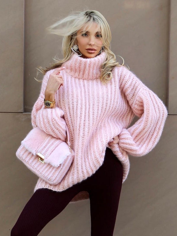 Pull à Manches Longues en Peluche pour Femmes 3