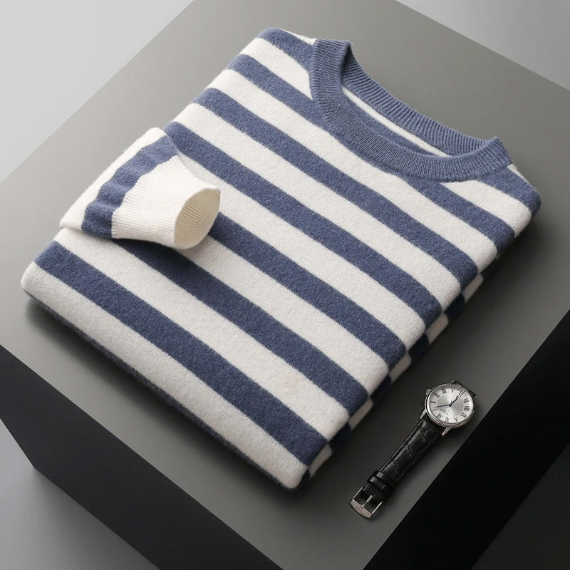Pull à Rayures pour Homme 4