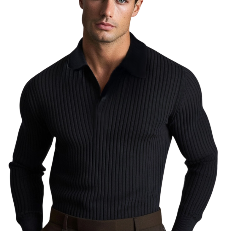 Pull à col ouvert pour Femme Chic 3