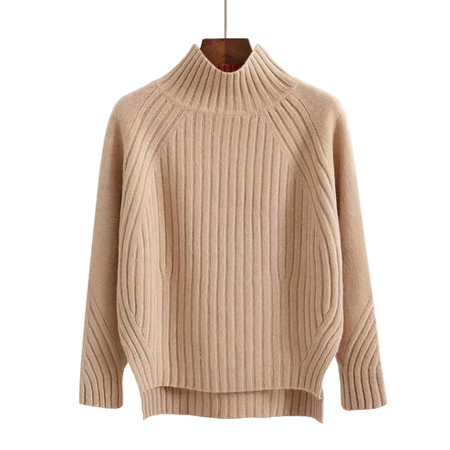 Pull à col roulé pour femme Confortable 0