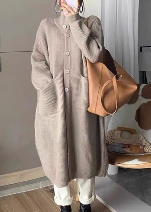 Pull à col roulé pour femmes avec poches 1