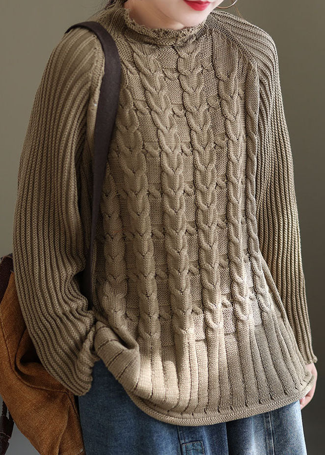 Pull à col roulé pour femmes tendance 1