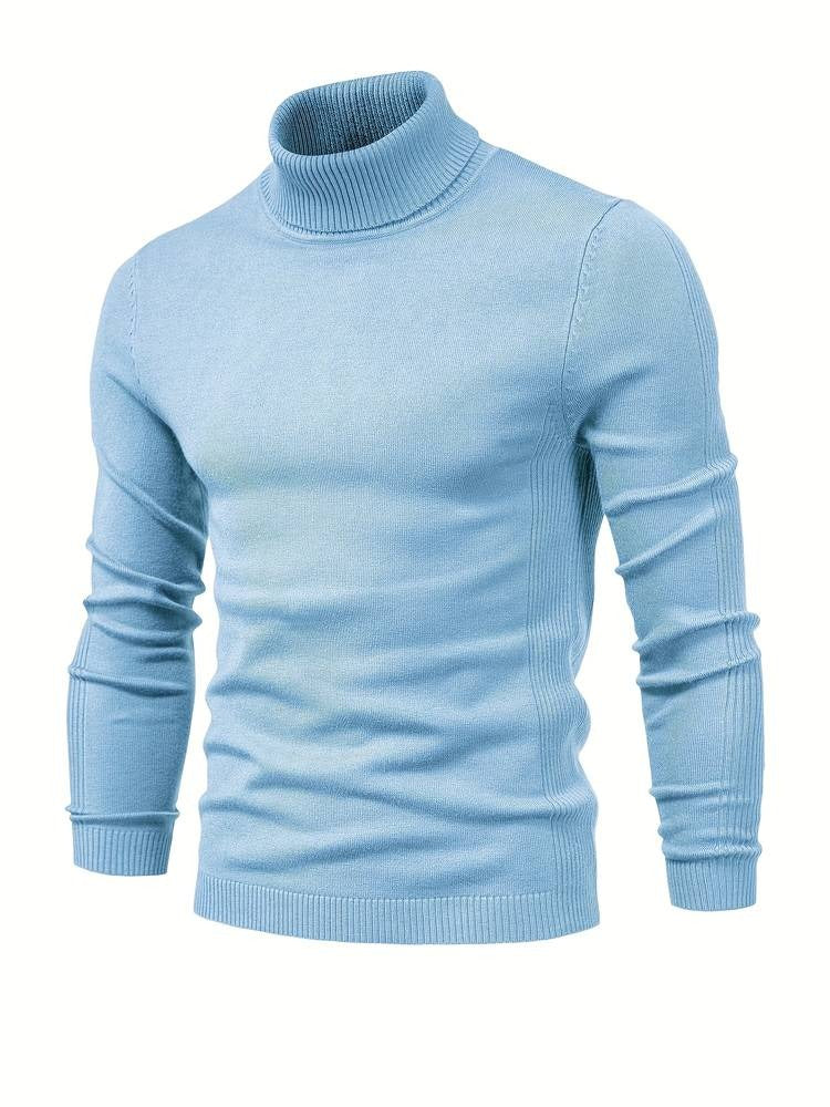 Pull à col roulé pour hommes ajusté 0