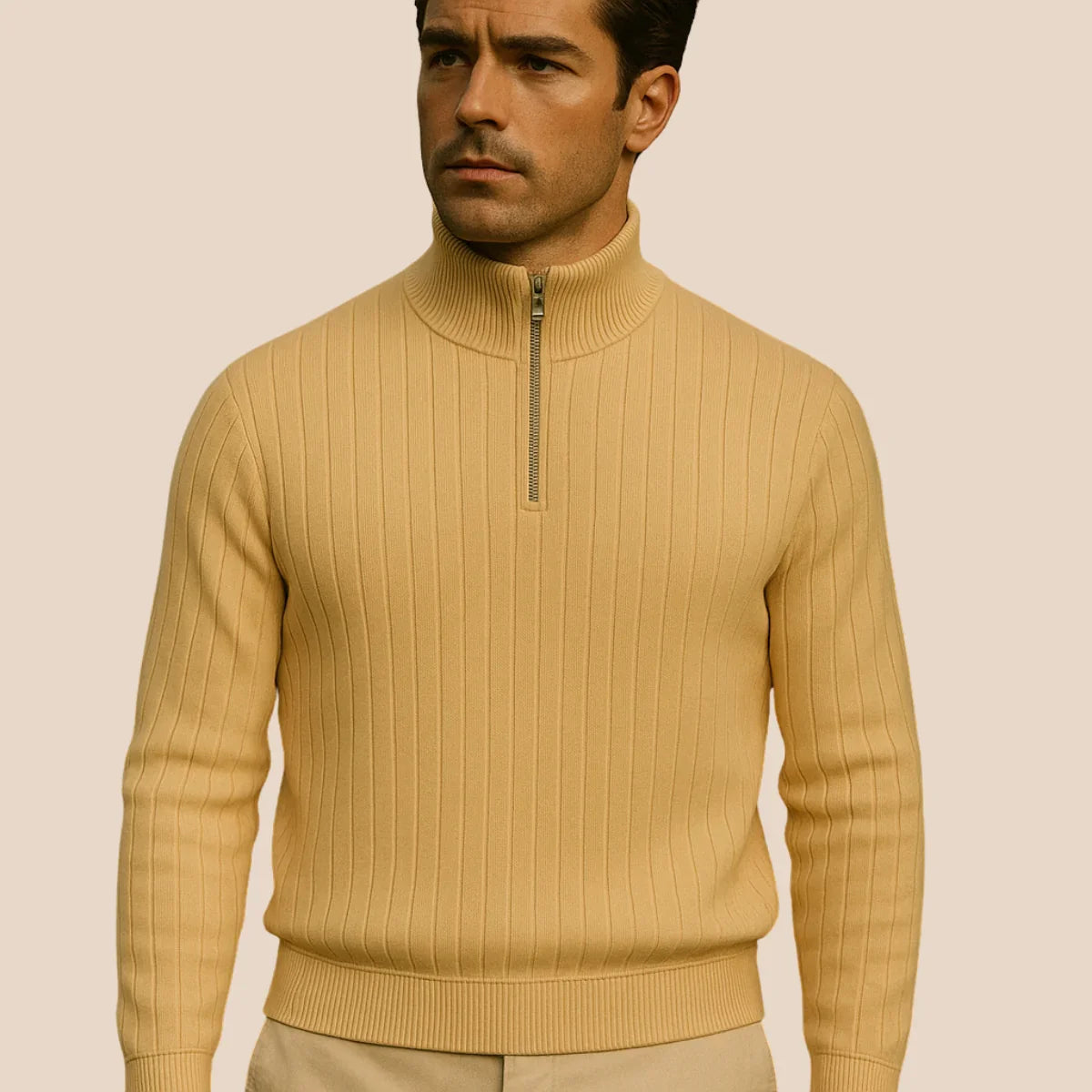 Pull à demi-zip pour hommes au style moderne 8