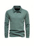 Pull à manches longues pour hommes avec col classique 4