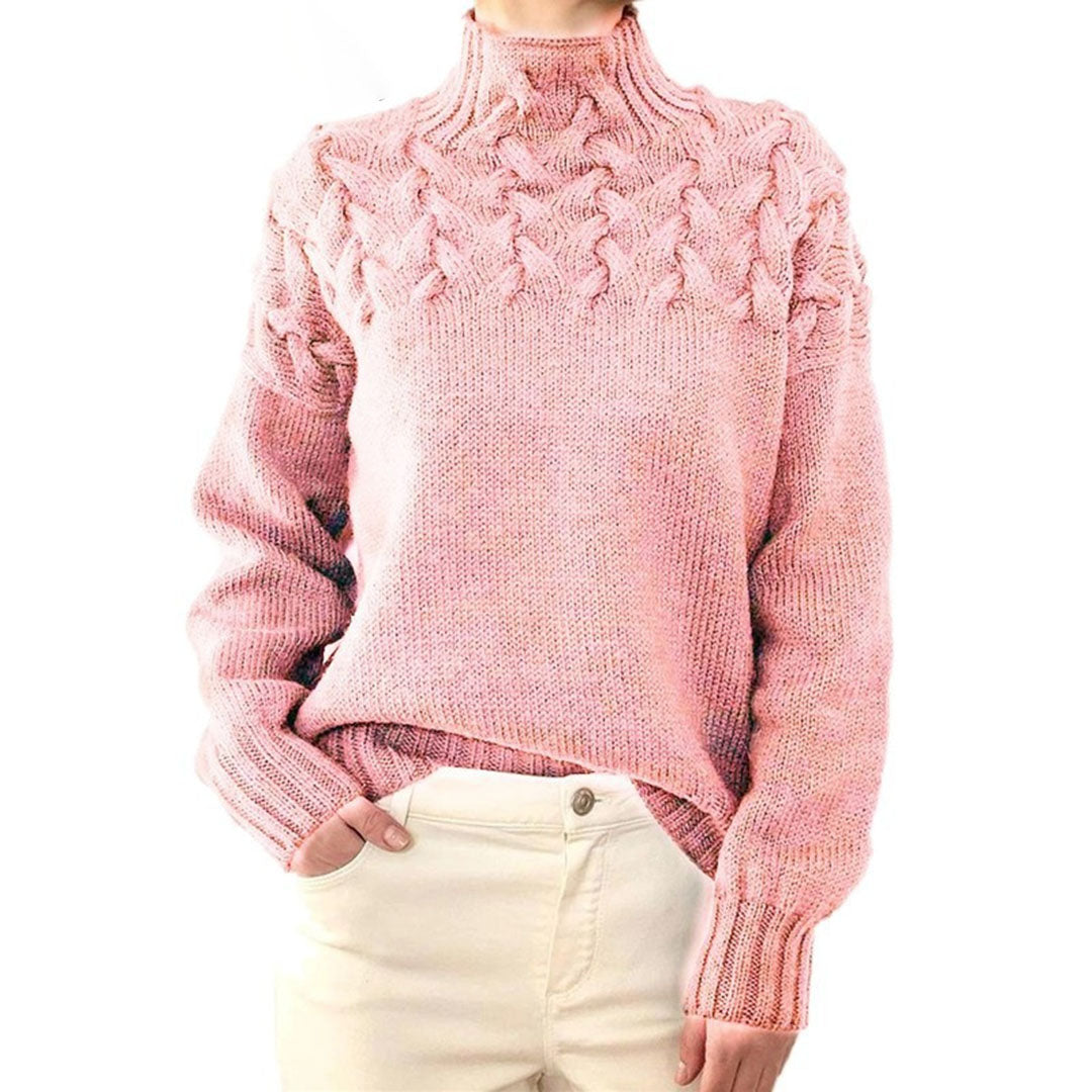 Pull d'Automne à Col Roulé pour Femmes 2