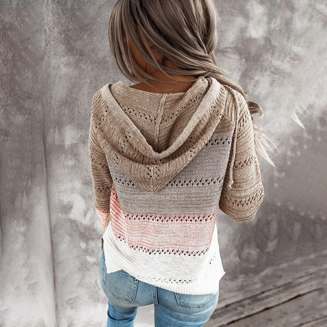 Pull d'Automne à Col V pour Femmes 1