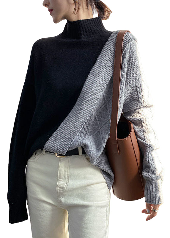 Pull d'automne à patchwork pour homme 0