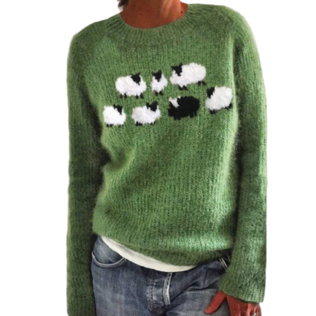 Pull d'hiver pour femme en maille classique 0