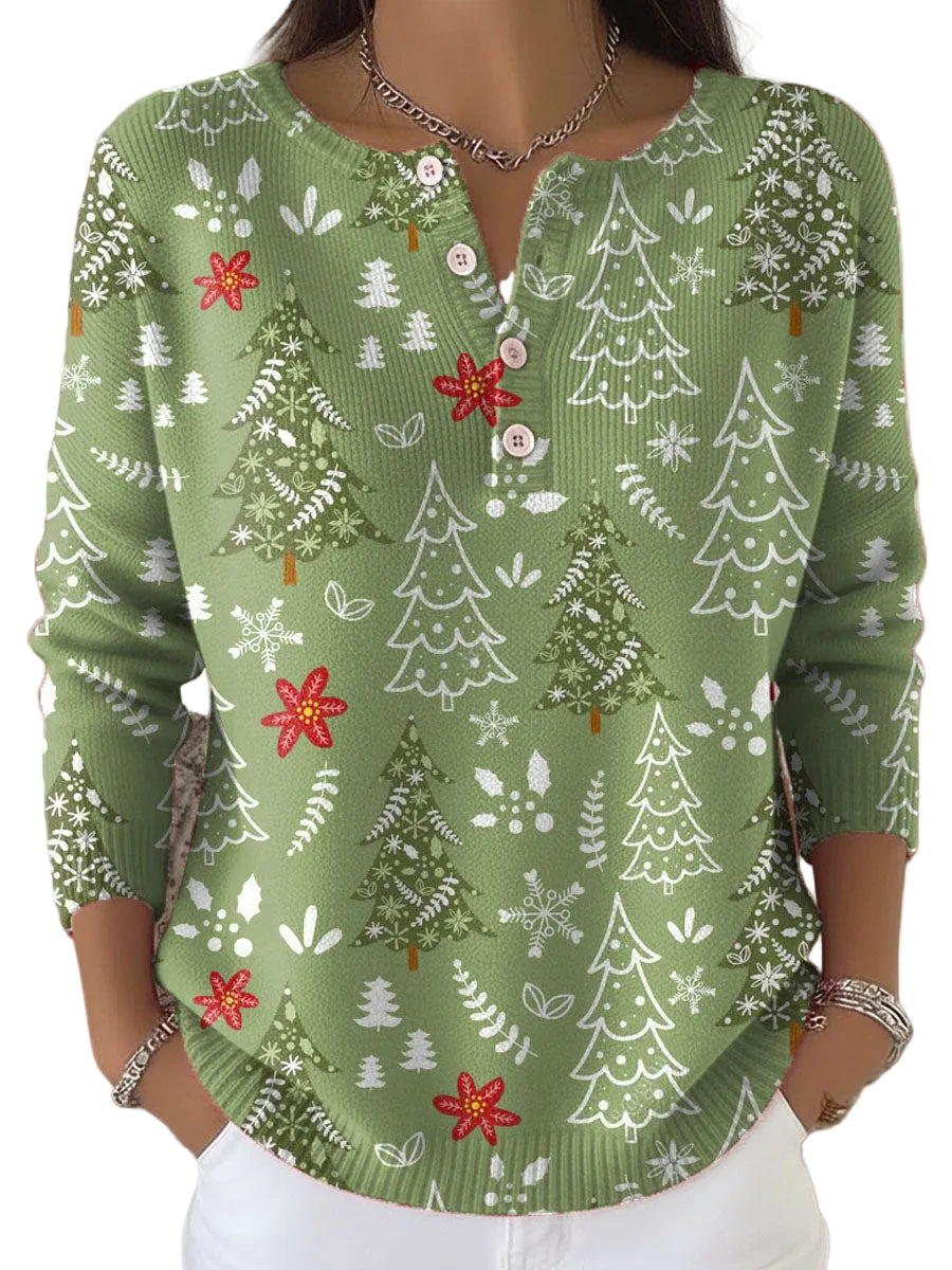 Pull de Noël Femme Confortable et Festif 0