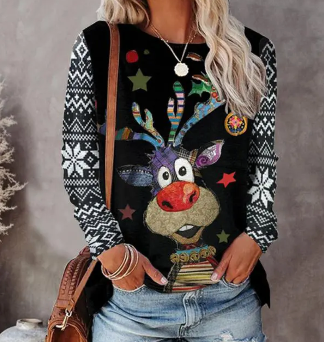 Pull de Noël pour Femme Festif 2
