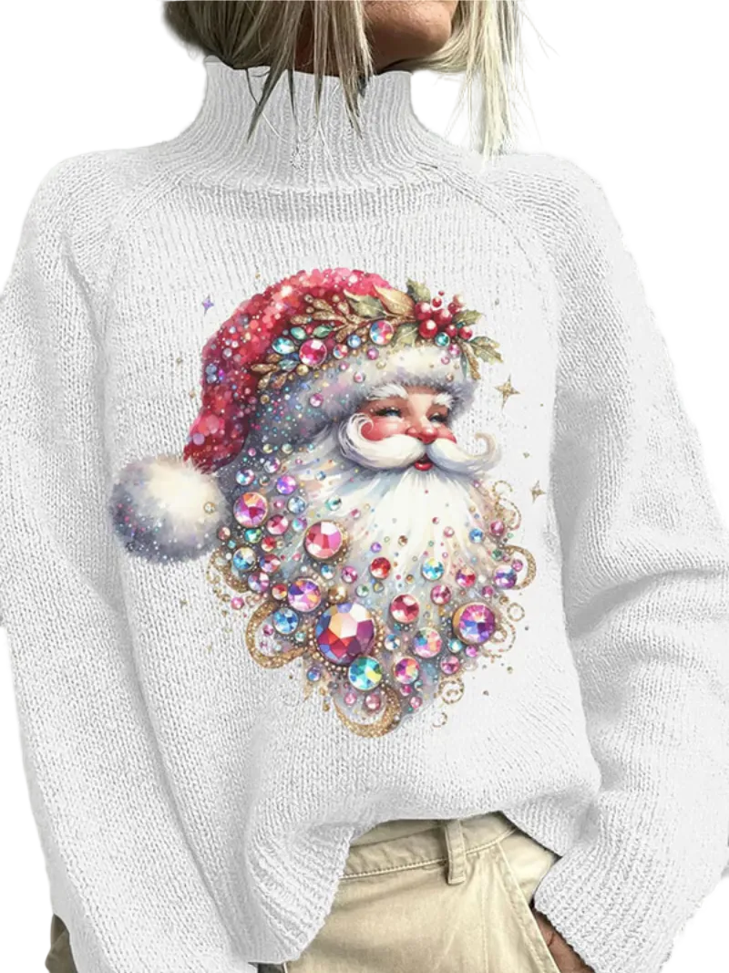 Pull de Noël pour Femme avec Imprimé Festif 0