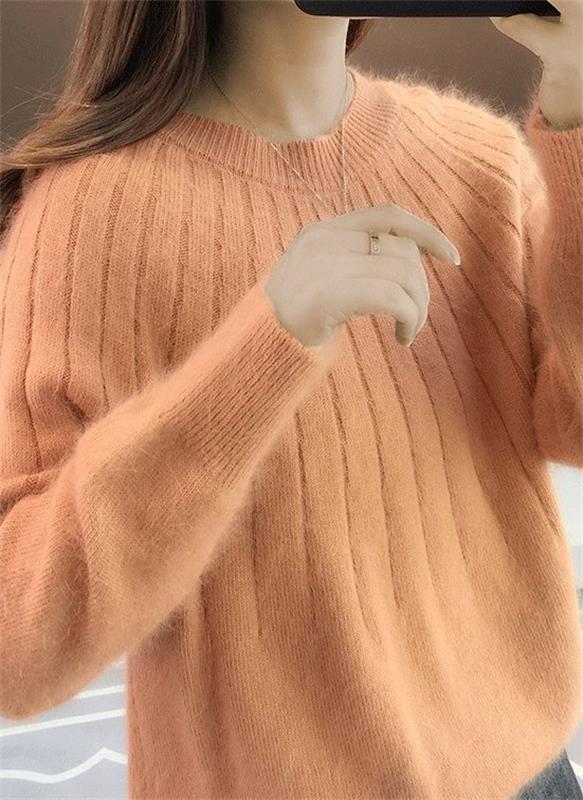 Pull en Cachemire Tricoté pour Femme 6