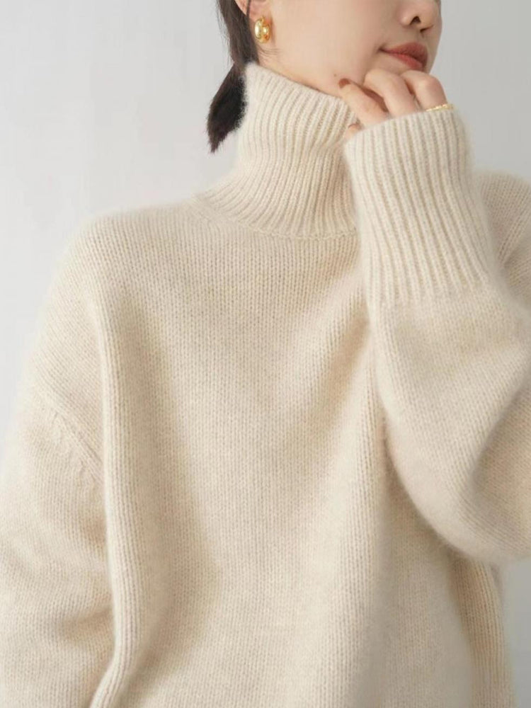 Pull en Cachemire pour Femmes au Col Roulé 4