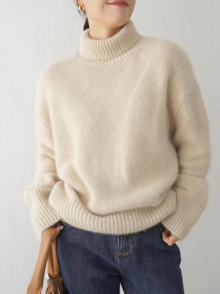 Pull en Cachemire pour Femmes au Col Roulé 5