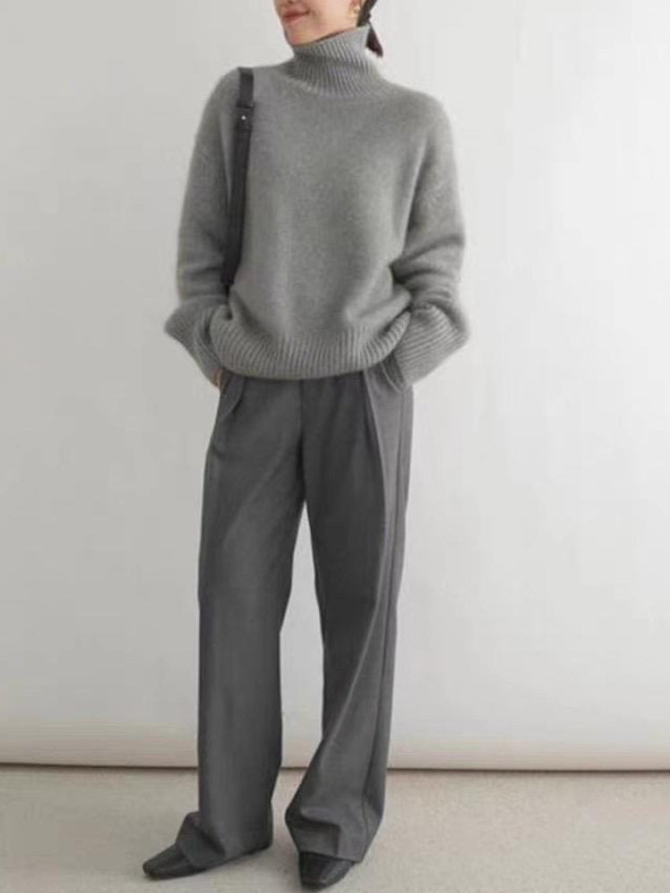 Pull en Cachemire pour Femmes au Col Roulé 6