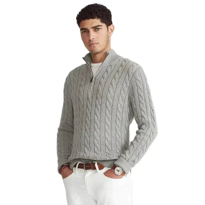 Pull en Coton à Col Zippé pour Femme 3