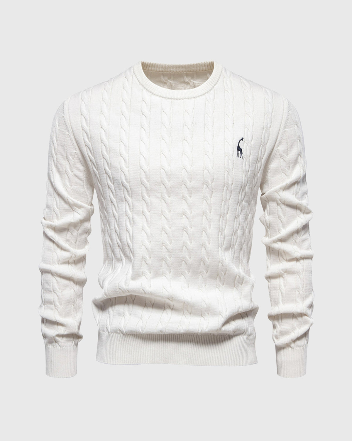 Pull en Maille Torsadée pour Homme Automne 16