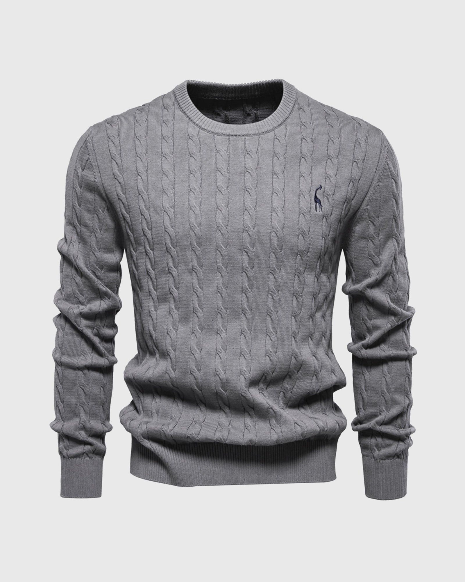 Pull en Maille Torsadée pour Homme Automne 9