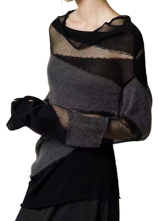 Pull en Maille Tulle à Col Roulé pour Femme 0